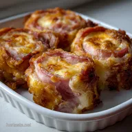 Ham and Jack RollUps: Cheesy Baked Party Nibbles