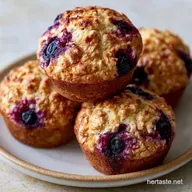 Blueberry Muffins with Oats