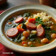 The Bayou Bloom Rustic Swamp Soup With Turnip Greens Recipe