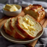 Homemade White Bread Recipe with Butter for Delicious Sandwiches