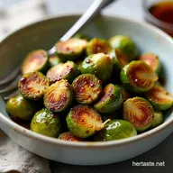 Crispy Honey Balsamic Brussels Sprouts Recipe Perfect Glaze