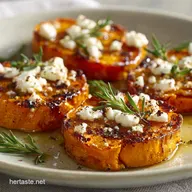 Honey Feta Sweet Potato Rounds Easy SweetSalty Side Dish