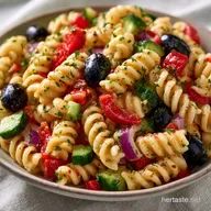 Italian Pasta Salad Prep for 9 Servings