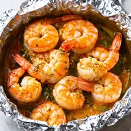 Lemon Garlic Herb Shrimp in Foil Quick Easy Dinner