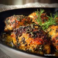 Low Carb Chicken Recipe with Garlic and Herbs: Pan-Seared in 22 Minutes