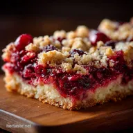 MakeAhead Thanksgiving Desserts: Cranberry Crumble Bars