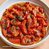 Marinated Sun-Dried Tomatoes in 15 Min