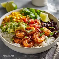 MealPrep Shrimp Burrito Bowls: Easy, Zesty, Healthy Lunch Meal Prep