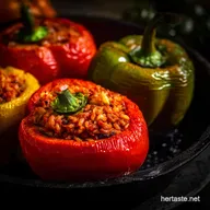Best Stuffed Capsicum Recipe Mediterranean Sunshine
