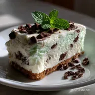 Mint Chocolate Chip IceCream Cake: Melty-Mess Free