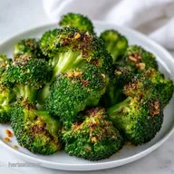 Oven Roasted Garlic Broccoli: Crispy
