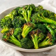 Parchment Paper Roasted Broccoli: Crispy