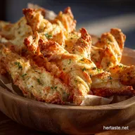 ParmesanBasilCheddar Stars Easy Flaky Cheese Straws Recipe