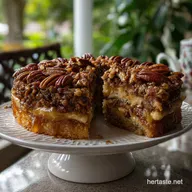 Pecan Pie Cake I: Settle the Pie vs. Cake Debate