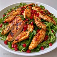 Pomegranate and Chicken Salad in 25 Min