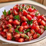 Pomegranate Seed Relish in 20 Minutes