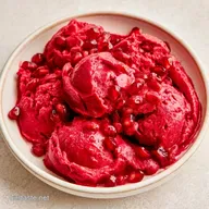 Pomegranate Sorbet in 15 Minutes
