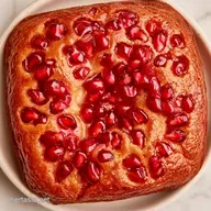 Pomegranate Upside Down Cake in 55 Min