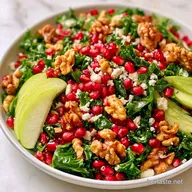 Pomegranate Walnut Salad in 20 Minutes