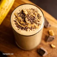 PowerUp Peanut Butter Banana High Protein Smoothies