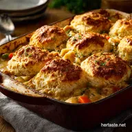 Chicken Cobbler Recipe: Rich Casserole with Fluffy Buttermilk Biscuits
