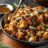 Thanksgiving Side Dishes: Proper Sourdough Dressing with Apple Sage
