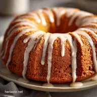 Pumpkin Pound Cake with Buttermilk Glaze Moist Spice Bundt Cake