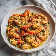 Shrimp Scampi for 4 Servings with Garlic Butter Sauce