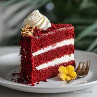 Delicious Red Food Idea for Valentines Party with Red Velvet Cake | Romantic Treats