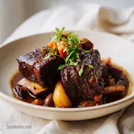 Red Wine Braised Short Ribs for 4 Servings