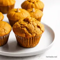 Ridiculously Easy Two Ingredient Pumpkin Muffins