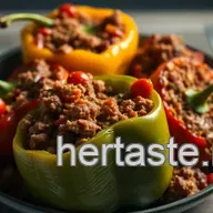 Easy & Juicy Stuffed Bell Peppers Without Rice: My Family&rsquo;s Go-To Recipe