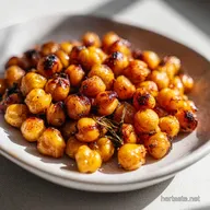 Tasty Healthy Snack with Roasted Chickpeas: Crispy