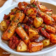 Roasted Sun-Dried Tomato Veggies: 45 Min