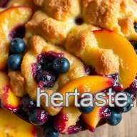 Rustic Peach Blueberry Cobbler: Easy, Juicy, & Perfect for Summer
