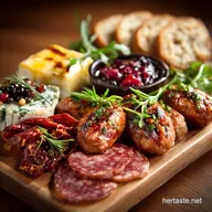 Sausage Head Charcuterie Board The Ghoulish Grazing Platter