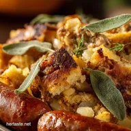 Thanksgiving Stuffing: Ultimate Sausage, Apple Sage with a Crispy Top