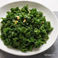 Healthy Saut&eacute;ed Kale Salad My Apple Cider Vinaigrette Trick
