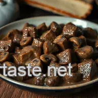 Comforting Baked Cubed Steak with Savory Mushroom Gravy