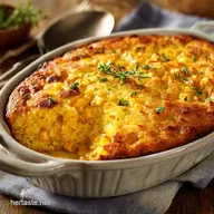 Savory Corn Pudding Recipe: Ultra-Creamy Cheddar Corn Casserole