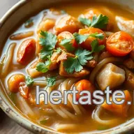 How to Make Amazing Simmered Canh Bun with Fresh Herbs Delight