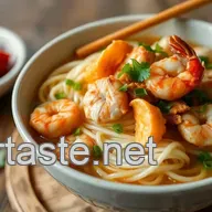 How to Make Simmered Noodles with Shrimp & Chicken Delight: A Cozy Recipe