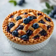 Simple Blueberry Pie Recipe for 10