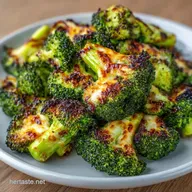 Single Layer Roasted Broccoli: Crispy