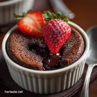 SingleServing Ramekin Recipes: Velvet Heart Molten Chocolate Cake