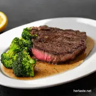 Lemon Garlic Butter Steak with Broccoli My Quick Easy Ribeye