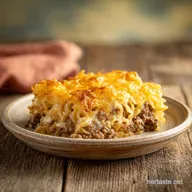Beef Noodle Casserole for 8 Servings