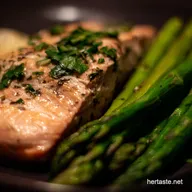 Speedy Salmon Asparagus Easy High Protein Dinner