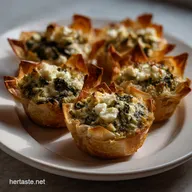 Top Easy Bite Sized NYE Appetizer Idea with Spinach: Crispy