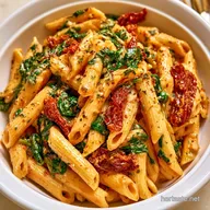 Creamy Spinach SunDried Tomato Pasta